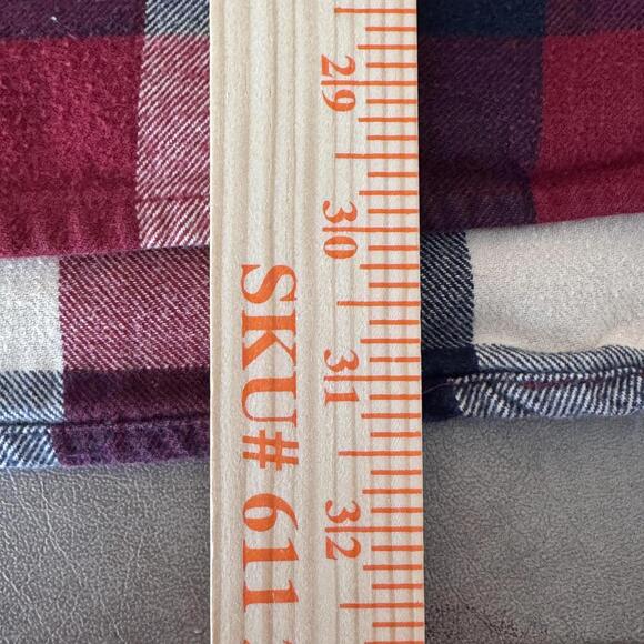 Red Head Brand Co Shirt Mens 2XL Red Plaid Flannel Long Sleeve Button Front - Picture 9 of 11